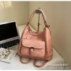 Bolsa Retro de Grande Capacidade para Uso Casual e Deslocamento para Mulheres 2026 Nova Moda Mochila Multifuncional Bolsa Tote de Ombro Único
