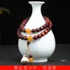 Zambia Palo de rosa hoja pequeña cuentas antiguas DIY pulsera de amor especificación 7 x 8 hombres y mujeres rosario decorativo venta al por mayor de fábrica