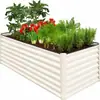 Maceta metálica transfronteriza, maceta grande para exteriores al por mayor, maceta de arte en hierro galvanizado, caja especial para cultivar verduras en el balcón en casa