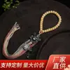 Pájaro Fénix Grande Tejido a Mano Estilo Tibetano Original con Bodhi para Protección y Paz, Colgante Estilo Étnico, Al por Mayor
