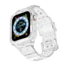 Para Apple Watch Correa para Apple Watch iwatch1 ~ 9 Generación Correa de TPU de una sola pieza Transparente Escalón