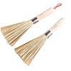 Escova de bambu natural Escova de pote Escova de pote 24 cm Escova de bambu Escova de cozinha Escova de pote Tigela Artefato Escova de limpeza doméstica
