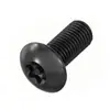Tornillo de Cabeza Cilíndrica con Hexágono Interior de Acero Inoxidable 304 con Cuello, Acabado de Óxido Negro, M3-M10, Sujetador Antimanipulación para Equipos Electrónicos