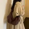 Bolso grande de alta gama para croissants para mujer 2026 nuevo estilo moderno otoño invierno retro nicho bandolera para ir al trabajo bolso tipo empanada
