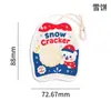 Esponja de algodón de pulpa de madera estilo snack transfronteriza, esponja de limpieza de cocina natural y biodegradable, bloque de esponja comprimido de dibujos animados