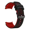 Correa de Silicona Transpirable de Doble Color para Samsung Galaxy watch7 65 44 47mm Pulsera de Reloj