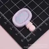 Acessórios de resina de frigideira multicoloridos de desenho animado, chaveiros de frutas, ímãs de geladeira, presilhas de cabelo de cola cremosa, materiais DIY