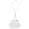Diadema Nueva Bohemia de Plumas Transfronteriza Vacaciones Marítimas Tocado Indio Estilo Étnico Diadema Blanca al por Mayor