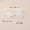 Novos Acessórios de Cabelo Infantis Transfronteiriços para Comércio Exterior, Faixa de Cabelo com Laço de Fita de Malha Europeia e Americana para Bebês, Elástico Macio para Recém-Nascidos