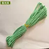 Corda de algodão colorida de 3-4 mm para acessórios de pulseira DIY, corda de algodão fiada no núcleo artesanal, corda para tapeçaria e fio de algodão para amarração