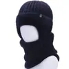 Gorro de Punto Forrado de Polar Transfronterizo con Protección para los Oídos para Ciclismo al Aire Libre, Esquí y Viajes en Ride-Hailing, Gorro de Punto Cálido para Hombre para Clima Frío