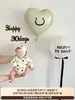 Decoración para Celebración de 100 Días de Bebé Niña Accesorios para Fotos Montaje de Escena Globos de Número 30 para Bebé