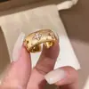 Anillo Abierto de Flor Rosca de Circonita Estilo Palacio Retro, Sensación de Lujo Ligero y Gama Alta, Anillo para Dedo Índice, Joyería de Mano Elegante de Nicho