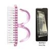 Herramientas de Manicura Amazon Cepillo para Polvo Cepillo de Cuerno Pincel para Uñas Pincel de Maquillaje de Cintura Pequeña Pincel para Rubor Pincel para Base