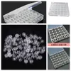 25 bobinas transparentes 36 ferramentas para máquina de costura 25 conjuntos bobina plástica alta qualidade universal 2518p