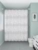Cortina de Ducha Peva Difusa Blanca Transfronteriza Respetuosa con el Medio Ambiente Suave Decorativa Cortina Partición Ducha Baño Venta Caliente