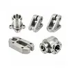 Ningbo Fundição de Precisão Flange de Aço Inoxidável Corpo de Válvula com Luva Assento Suporte Articulado de Duas Orelhas Placa de Base de Montagem com Fenda