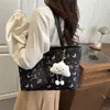 Bolso de Hombro Floral de Gran Capacidad Estilo Coreano para Viajar 2026 Primavera Nuevo Bolso Tote de Moda Tendencia