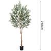 Temu Transfronteiriço Especializado em Plantas Verdes Simuladas, Plantas de Oliveira em Vasos, Sala de Estar Doméstica, Árvores Decorativas Falsas Grandes para Interior, Árvores Simuladas