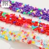 Respaldo Adhesivo Termofusible de Doble Cara, Tiras de Diamantes Mixtos Cilíndricos de Resina Colorida, Tiras de Diamantes de 1.5cm de Ancho, Pegatinas de Cristal para Zapatos y Bolsos