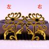 60797 Cobre Novo Estilo Chinês Artesanal DIY Base de Madrepérola Acessórios Acessórios de Cabelo Materiais Hanfu 30*35mm