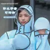 Capa de Chuva Longa Carro Elétrico Integrada Corpo Inteiro Tempestade Nova Ciclismo Carro a Bateria Poncho Individual para Adultos Masculino e Feminino