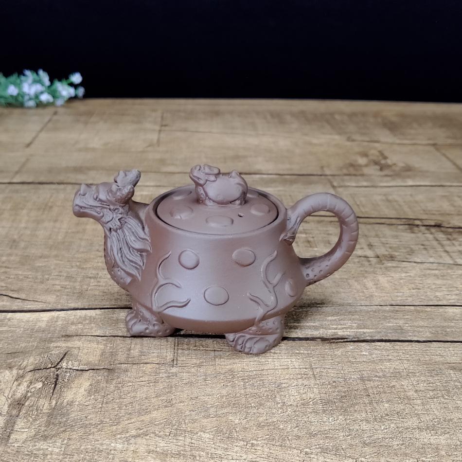 无釉小龟龙壶180毫升