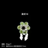 Botones de Flor de Colorido Listo para Usar con Pedrería Accesorios para Ropa Joyería DIY Soldadura de Metal Accesorios de Moda Fabricante Mayorista