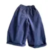 Pantalones Casuales para Niños 2026 Otoño Nuevo Estilo Retro Versión Coreana Pantalones para Niños Morado Primavera y Otoño Pantalones Largos para Niños Pequeños