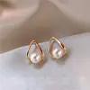 Pendientes de Perla Plata Chapada en Oro Real Multiusos Pendientes Retro de Moda Combinan con Todo Pendientes de Lujo Ligero Elegantes de Alto Nivel