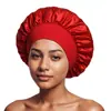 Gorro de Noche Satinado de Ala Ancha Alta Elasticidad Transfronterizo de Amazon para Mujer Gorro de Salón de Belleza Cuidado del Cabello Gorro Postparto Quimioterapia
