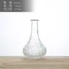 Jarrón de escritorio hidropónico retro estilo Ins florero de vidrio para decoración del hogar estilo europeo adorno para restaurante estilo francés