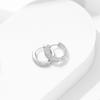Europeu e americano Cross-border Hot Sale Micro-incrustado Três fileiras Zircon Ear Buckle Light Luxo Moda Commuter High-end Elegante Brincos Brincos
