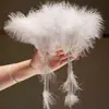 Tocados para el Día del Niño Li Yitong Ciervo Blanco Mismo Pasador Borla de Perla Aire de Hada Pasador Alas de Mariposa Tocados de Elfo