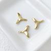 Pingente de Criatura Marinha Pequena Banhado a Ouro Real 14K Color-Preserving para Joias DIY Feitas à Mão Acessórios para Pulseira Colar Brincos