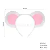 Ventas Directas de Fábrica Diademas de Animales para Halloween Orejas de Ratón para Niños Set de Disfraz Lindo para Actuación Set de Cabeza de Ardilla Gris