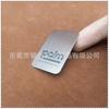 Procesamiento Profesional de Letreros de Acero Inoxidable Cepillado, Letreros Metálicos Plateados y Producción de Discos Pequeños de Color Óxido de Aluminio