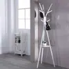 Arara de Roupas de Fábrica com Tubo de Ferro Espessado, Arara de Chão em Ferro Pintado, Design Moderno Minimalista, Atacado Direto da Fábrica
