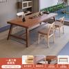 Conjunto de Mesa de Chá e Cadeiras de Madeira Maciça, Uma Mesa e Cinco Cadeiras, Mesa de Centro Simples para Apartamento Pequeno, Mesa de Chá para Varanda, Mesa de Chá, Mesa de Negociação, Mesa de Chá