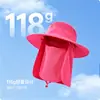 Sombrero Sombrero de Pescador para Exteriores Sombrero de Sol de Verano para Mujer Sombrero de Sol para Montañismo y Pesca para Hombre Protección Solar UV de 360 Grados