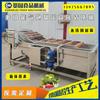 Lavadora Multifuncional Totalmente Automática de Frutas y Verduras Lavadora de Frijoles con Burbujas y Spray Equipo de Lavadora de Verduras