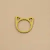 Directamente del fabricante: Broches de Dibujos Animados de Aleación con Forma de Oreja de Gato de Colores, Herramientas de Tejido DIY, Anillas Cerradas, 9 Colores Disponibles