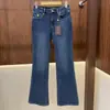 Jeans BORBOTIE para Mujer 2026 Primavera y Otoño Nuevos Estilo LP Old Money Cintura Media-Alta Pierna Ancha Pantalones Casuales