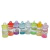 Aretes colgantes llavero de concha de botella luminosa transparente acrílica pequeña accesorios de joyería diy por lote
