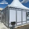 Fabricantes de Carpas de Aleación de Aluminio Saierite Carpa Pico de Cuatro Patas Personalizada Sombra Exterior Carpa Temporal para Actividades Publicitarias