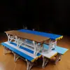 Taburete de Cambio de Plástico ABS para Piscina, Gimnasio, Banco de Cambio Impermeable, Sala de Espera de Estadio, Banco a Prueba de Humedad para Baños