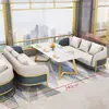 Sofás e Cadeiras de Lobby de Hotel de Luxo Leve, Cabines de Recepção para Área de Descanso de Negócios, Conjuntos de Mesa e Cadeiras para Recepção e Negociação de Escritório de Vendas