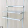 Estante de exhibición columna AA tira de pared configuración estándar lado superior acero inoxidable negro tienda de ropa poste de escalera colgante soporte de estante blanco