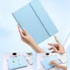 Funda Teclado Bluetooth para iPad 11ª Gen A16 Carcasa para Tableta Apple Air 11 Adecuada para M3 Táctil Funda de Cuero Retroiluminada