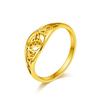 Anillo de Acero de Titanio Hueco con Nudo Triángulo Vikingo Nórdico Transfronterizo para Mujer, Anillo de Compromiso de Proposición con Nudo Celta, Joyería de Mano
